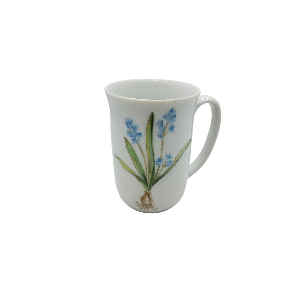 vintage horchow collection scilla bifolia porcelain floral coffee/tea cup